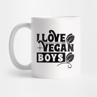 I Love Vegan Boys Mug